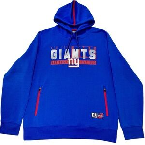 New York Giants NFL Team Apparel Hoodie Size L Men’s